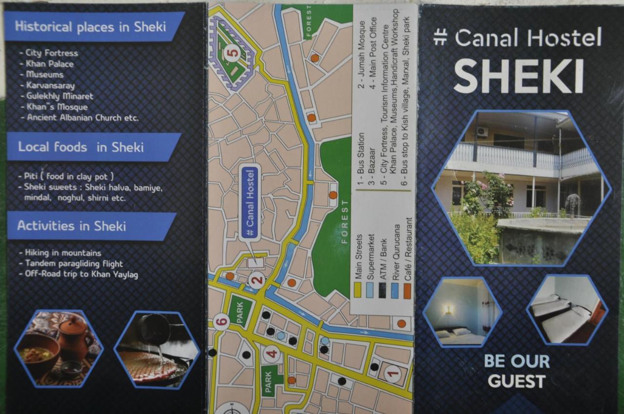 Canal Hostel Şǝki Buitenkant foto